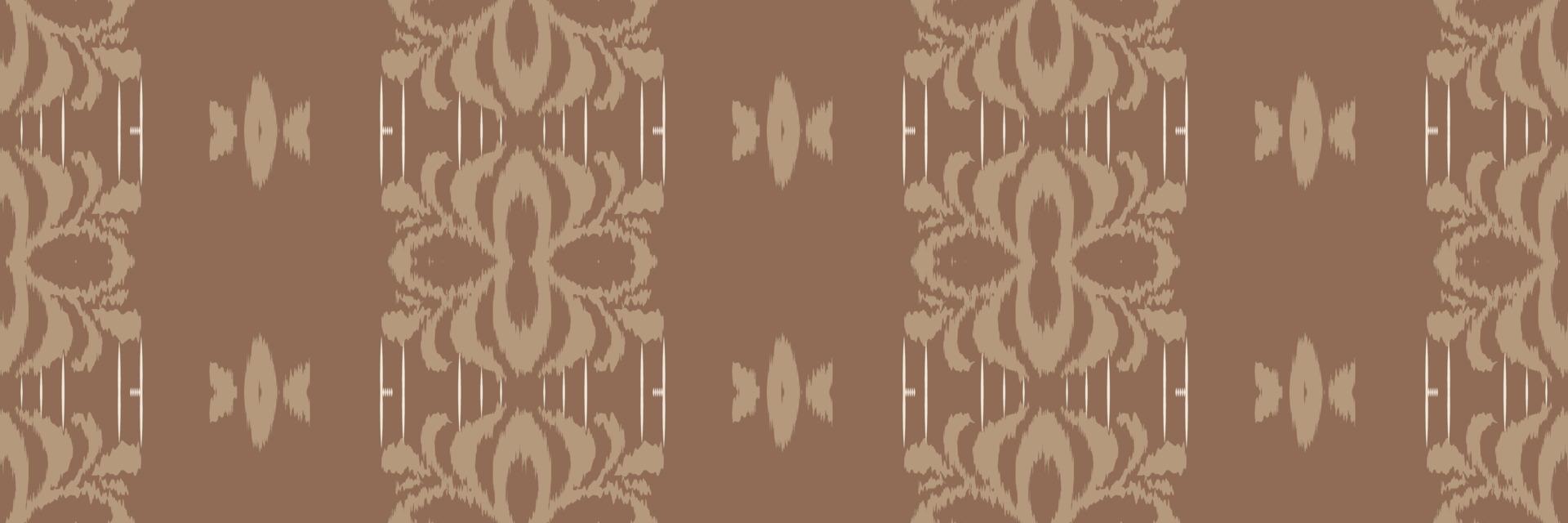 Batik Textil Ikat florales nahtloses Muster digitales Vektordesign für den Druck Saree Kurti Borneo Stoffrand Pinselsymbole Farbfelder stilvoll vektor