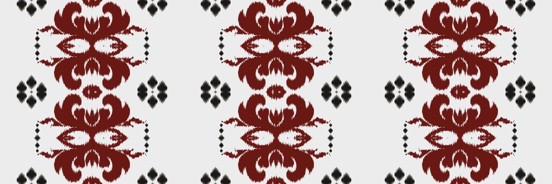 ikat diamant batik textil nahtloses muster digitales vektordesign für druck saree kurti borneo stoff grenze pinsel symbole muster designer vektor