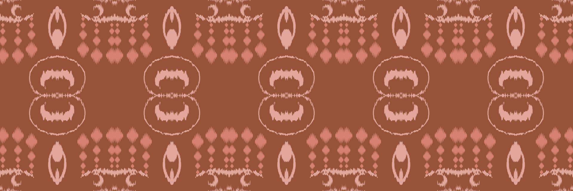 ikat gräns stam- korsa sömlös mönster. etnisk geometrisk ikkat batik digital vektor textil- design för grafik tyg saree mughal borsta symbol strängar textur kurti kurtis kurtas