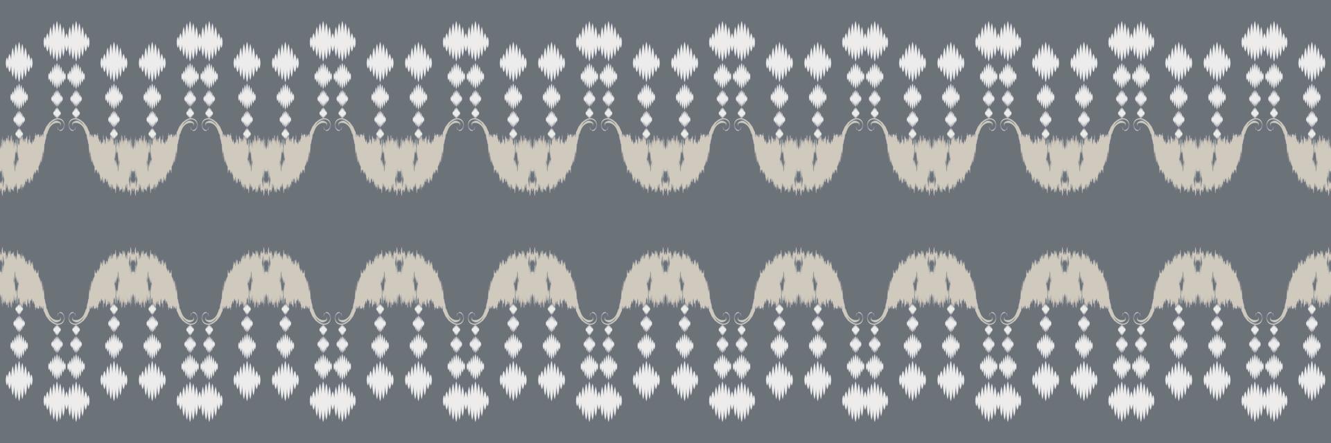 ikat rand stam- bakgrund sömlös mönster. etnisk geometrisk ikkat batik digital vektor textil- design för grafik tyg saree mughal borsta symbol strängar textur kurti kurtis kurtas