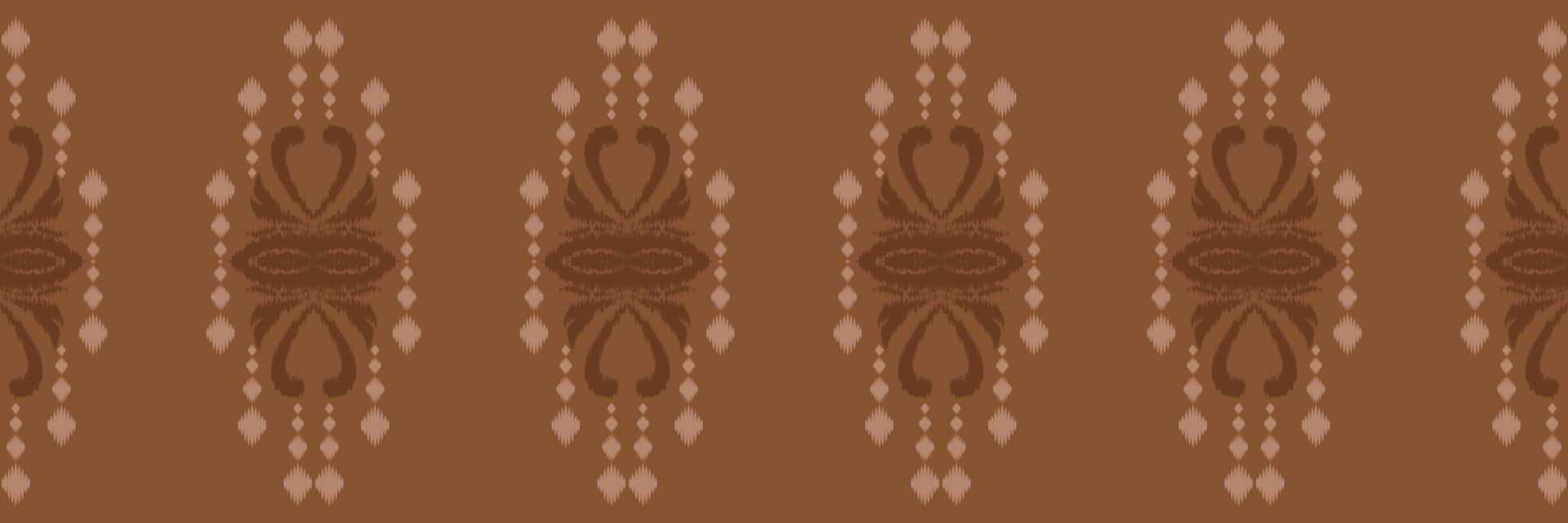 ikat design batik textil nahtloses muster digitales vektordesign für druck saree kurti borneo stoff grenze pinsel symbole muster stilvoll vektor