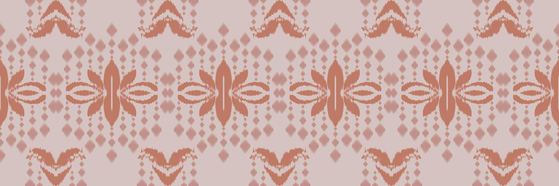 Batik-Textil ethnisches Ikat-Design nahtloses Muster digitales Vektordesign für den Druck Saree Kurti Borneo Stoffrand Pinselsymbole Farbfelder stilvoll vektor