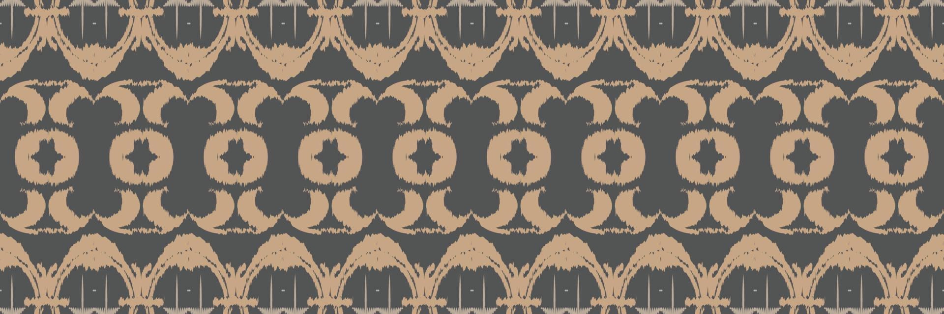 nahtloses muster der ikat-blumenstammesfarbe. ethnische geometrische ikkat batik digitaler vektor textildesign für drucke stoff saree mughal pinsel symbol schwaden textur kurti kurtis kurtas