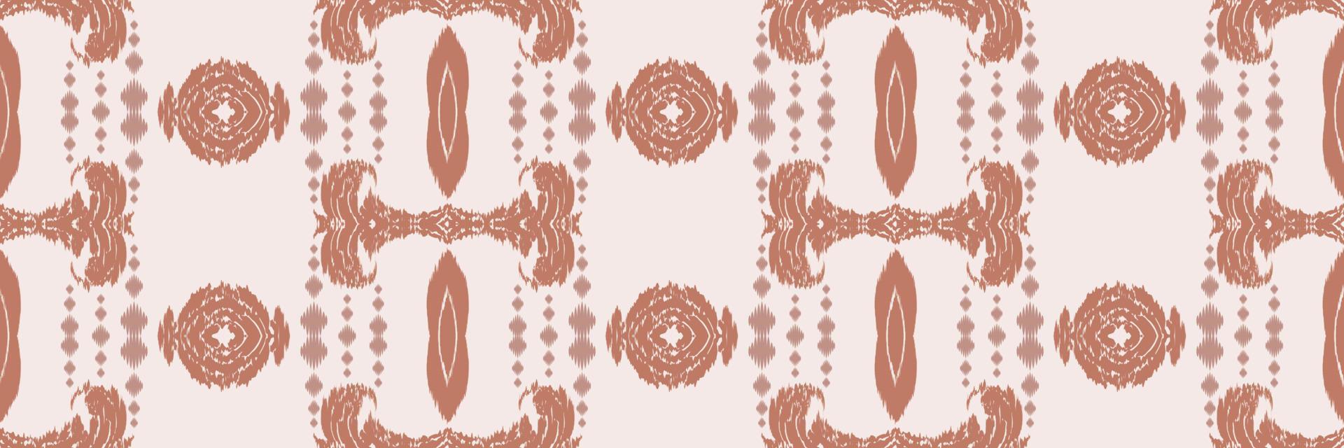 Batik-Textilmotiv Ikat-Stoff nahtloses Muster digitales Vektordesign für den Druck Saree Kurti Borneo Stoffrand Pinselsymbole Farbfelder stilvoll vektor