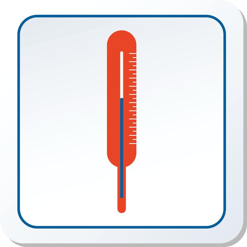 Thermometer Symbol Vektor Illustration Grafik