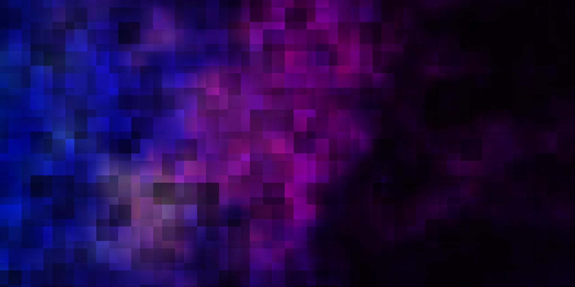 dunkelrosa, blauer Vektorhintergrund im polygonalen Stil. vektor