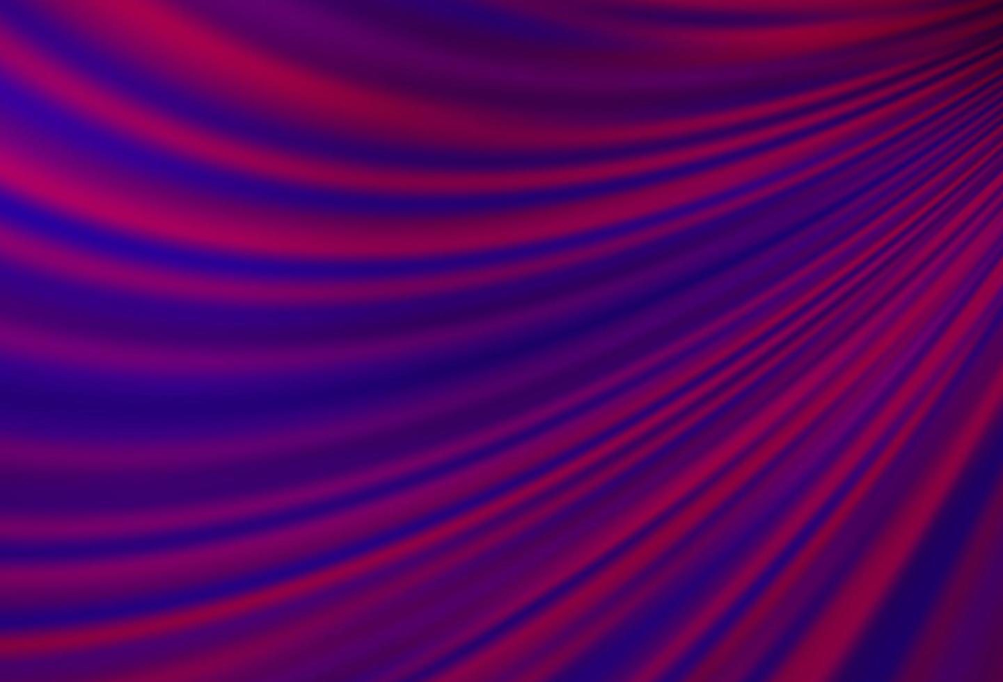 mörk lila vektor bakgrund med böjda linjer.