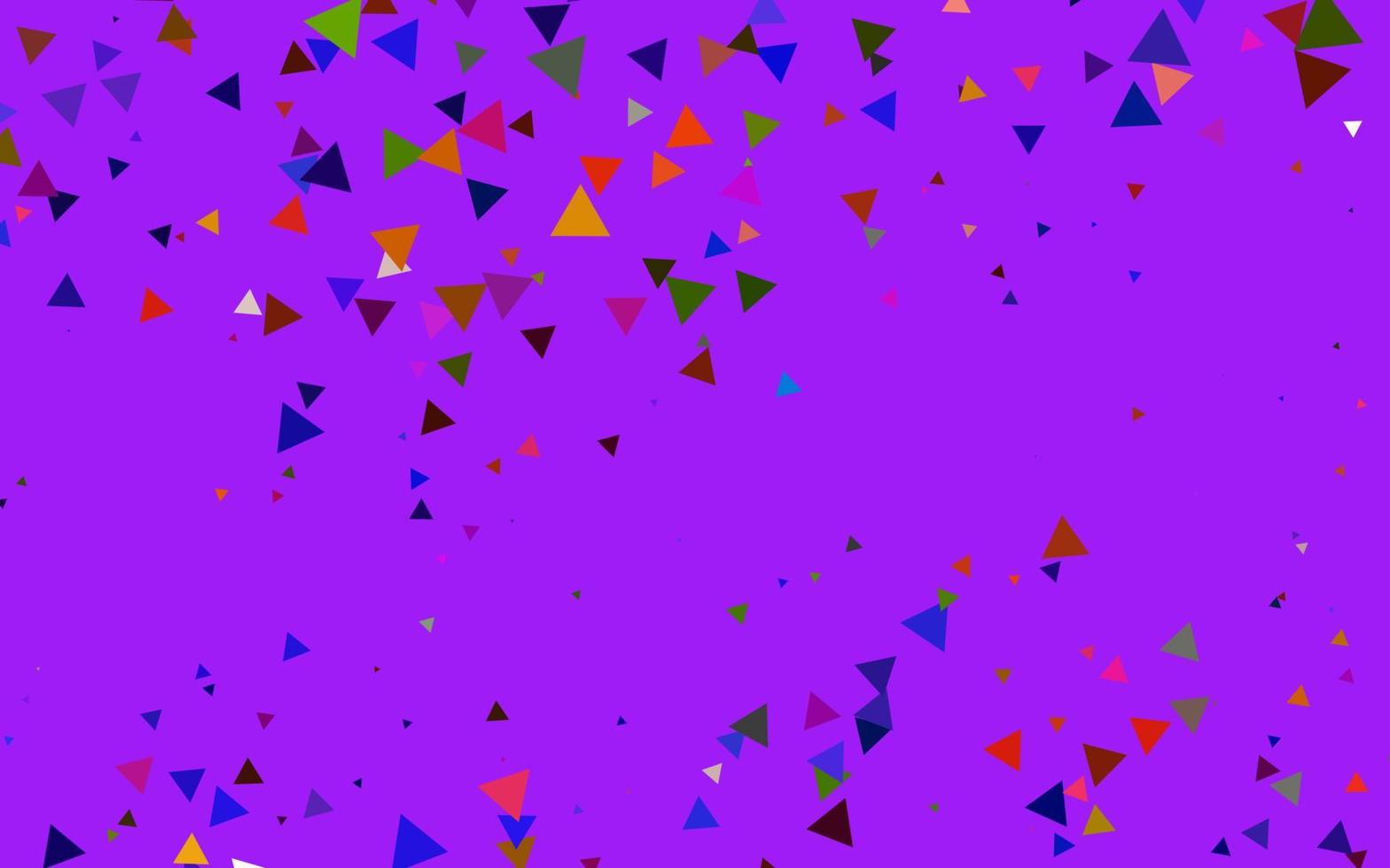 helles, mehrfarbiges, regenbogenfarbenes Vektormuster im polygonalen Stil. vektor