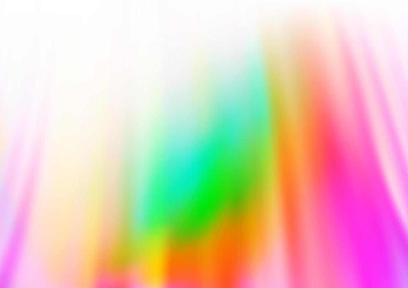 ljus mångfärgad, regnbågsvektormall med böjda band. vektor