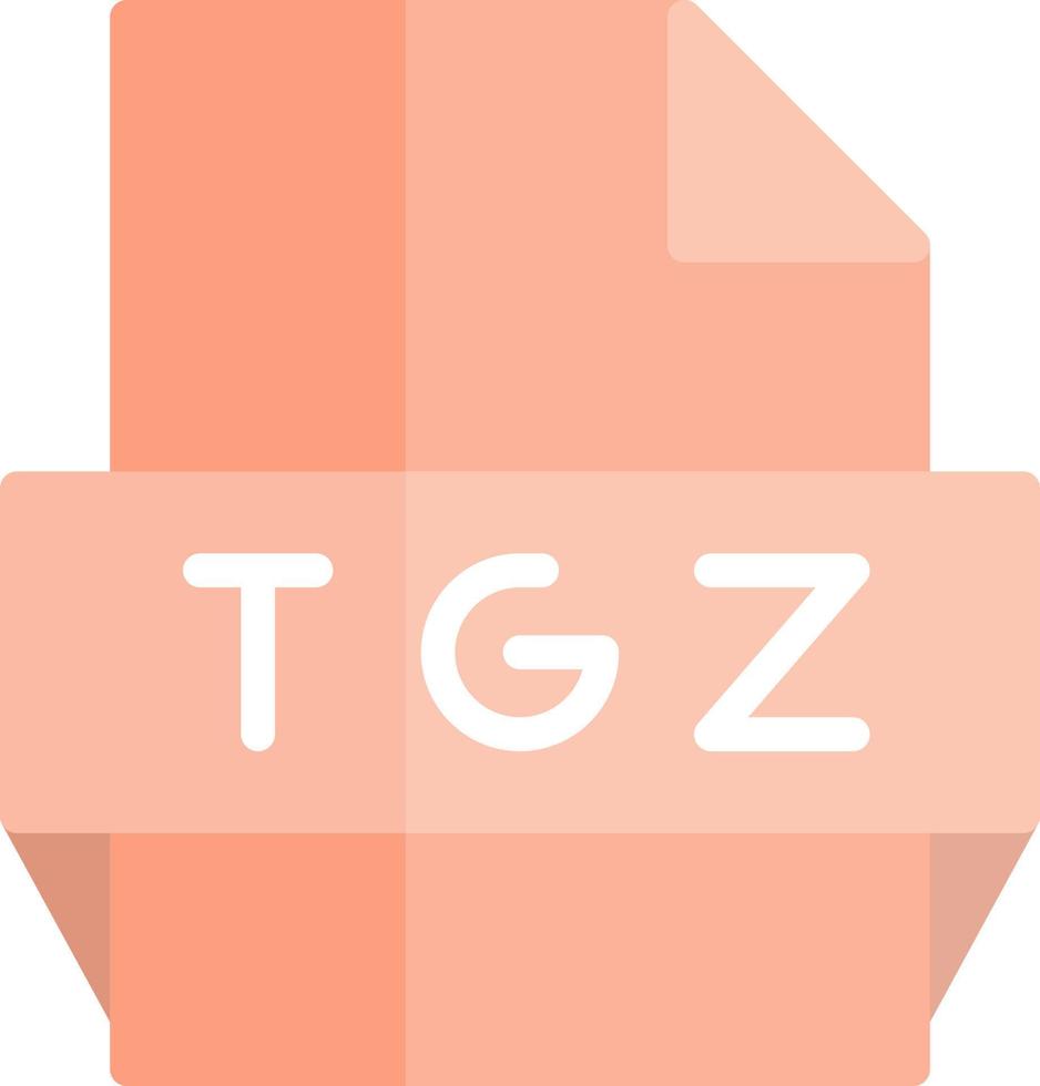 tgz-Dateiformat-Symbol vektor