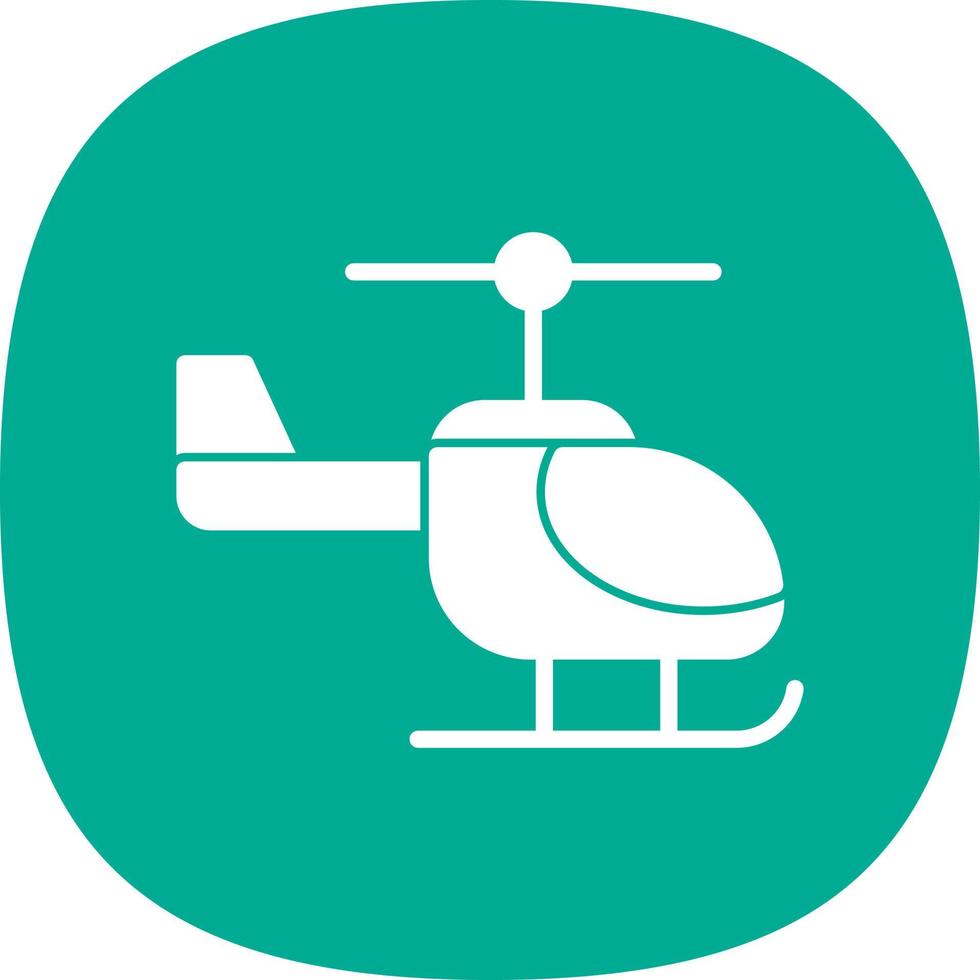 Hubschrauber-Vektor-Icon-Design vektor