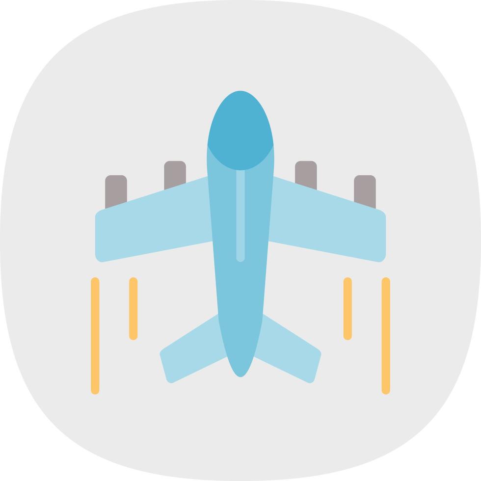 Flugzeug-Vektor-Icon-Design vektor