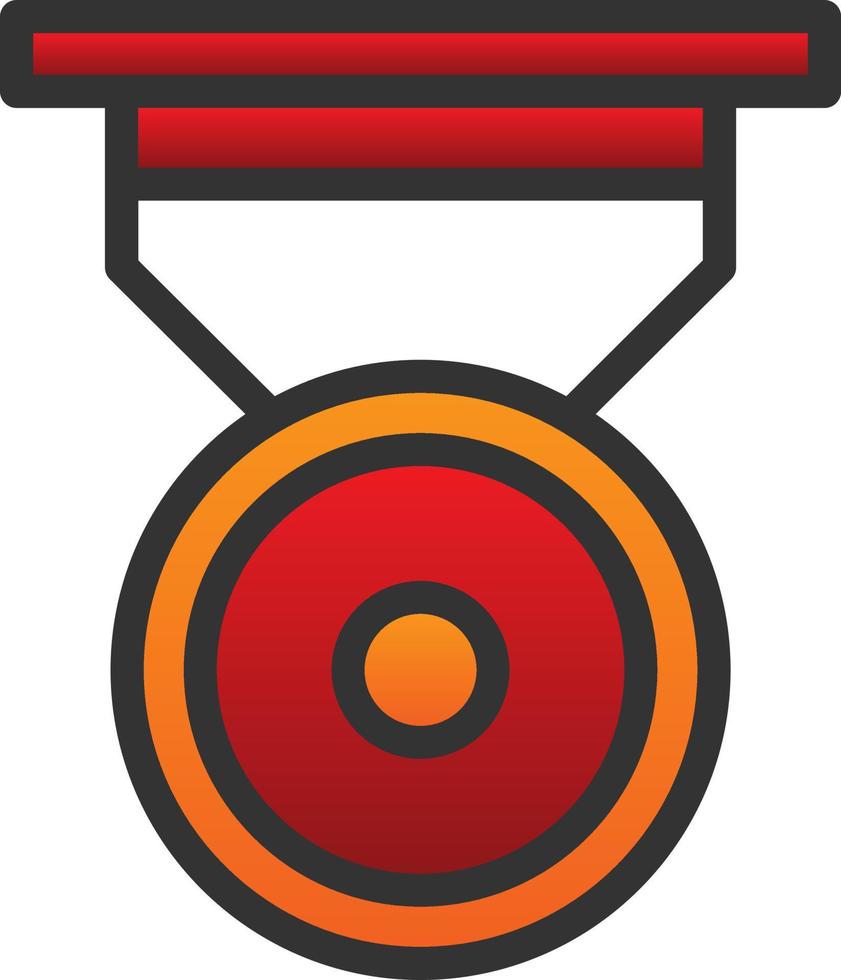 silver- medalj vektor ikon design