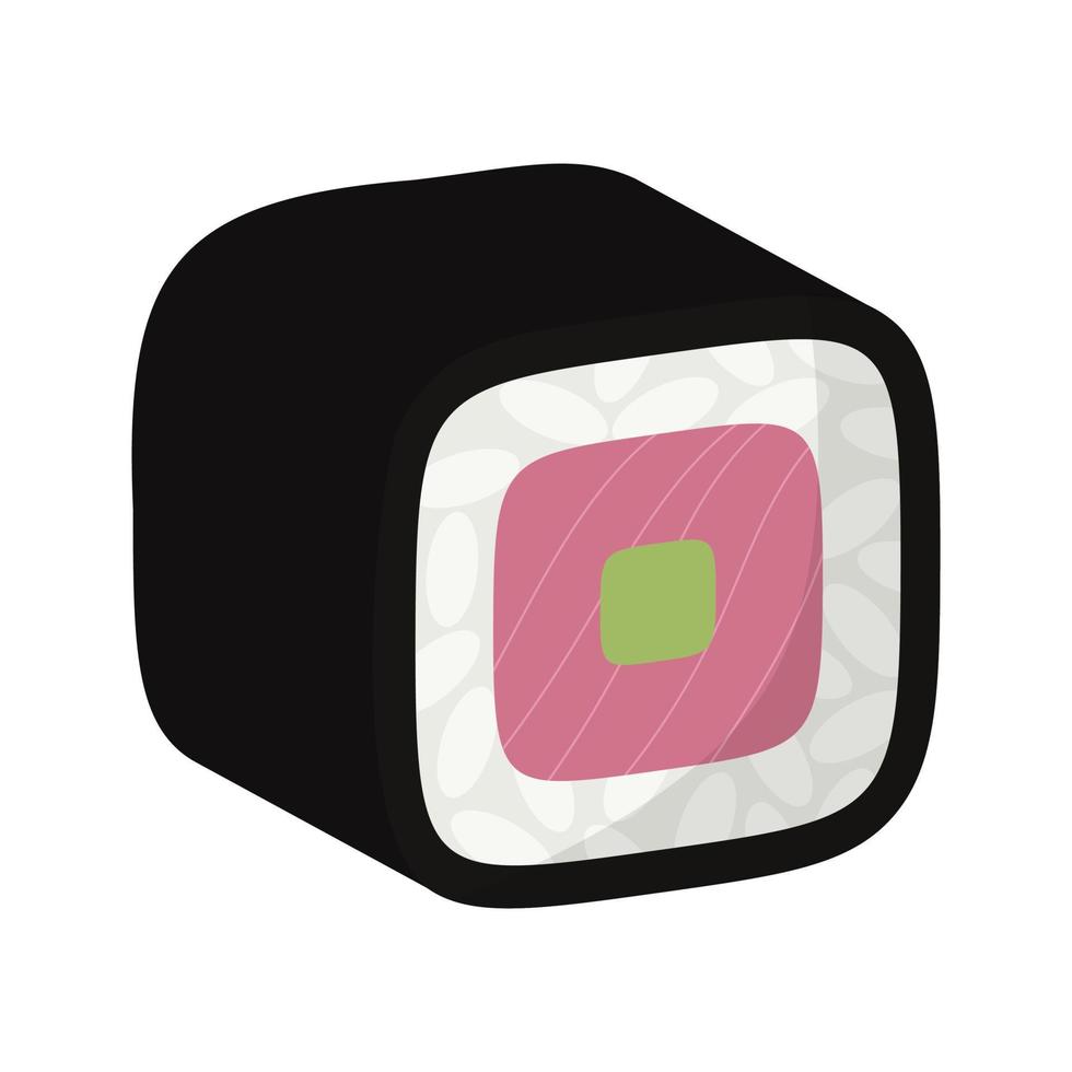 illustration av sushi rulla vektor