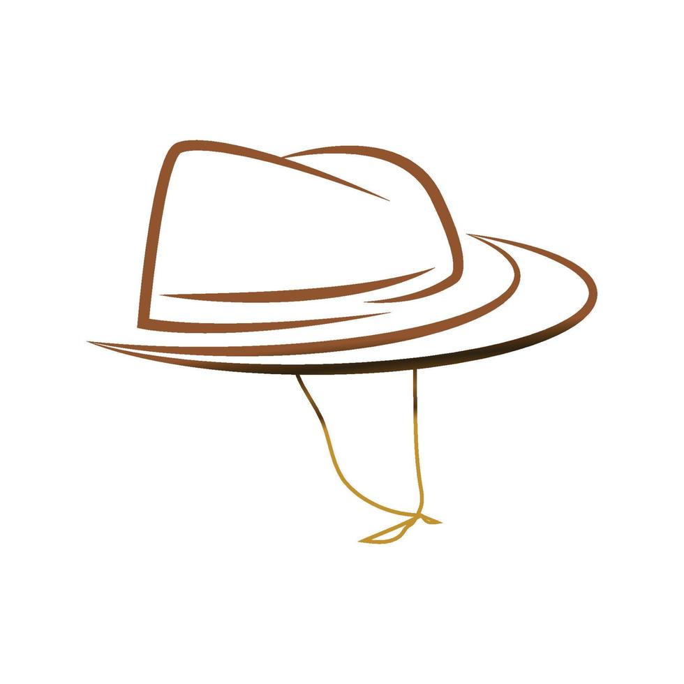 cowboy logotyp vektor mall design