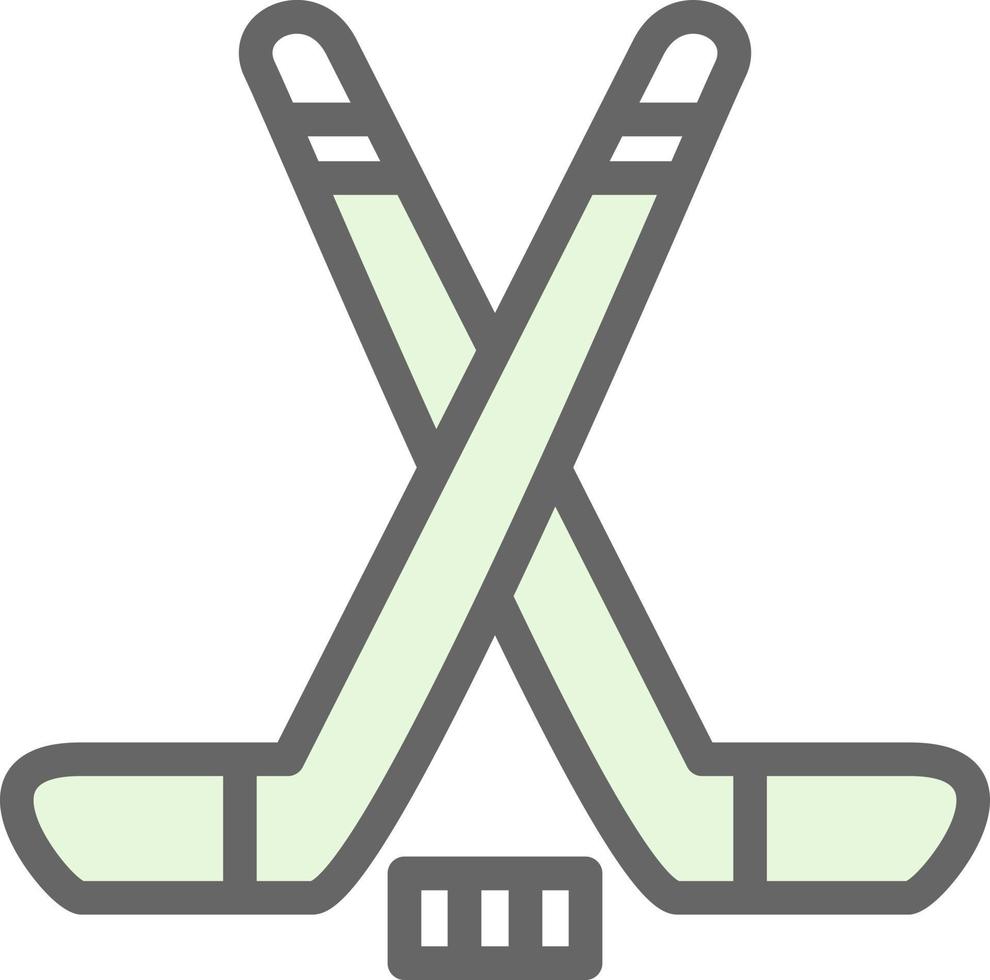 Eishockey-Vektor-Icon-Design vektor