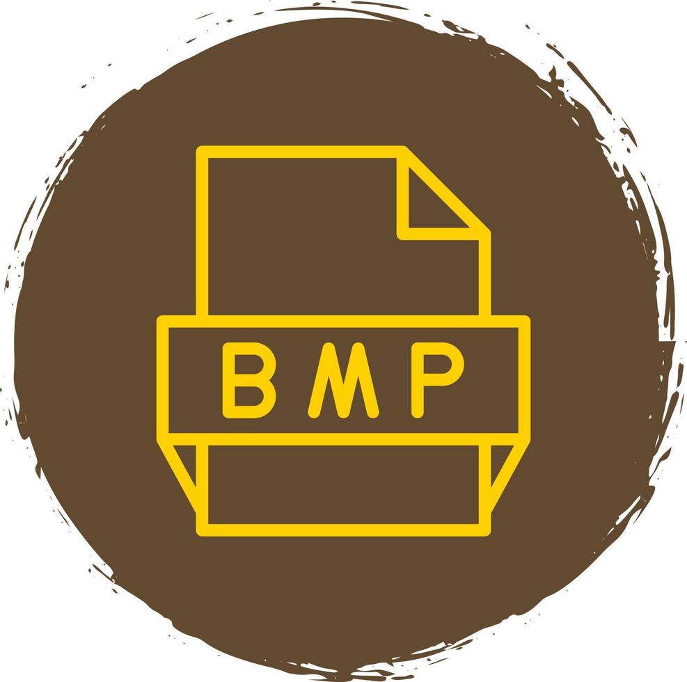 bmp-Dateiformat-Symbol vektor