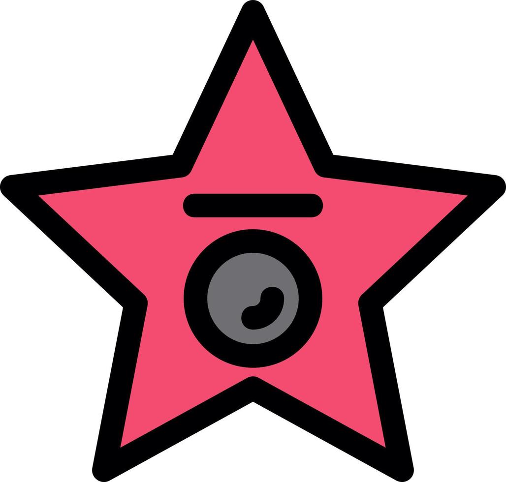 Walk of Fame-Vektor-Icon-Design vektor