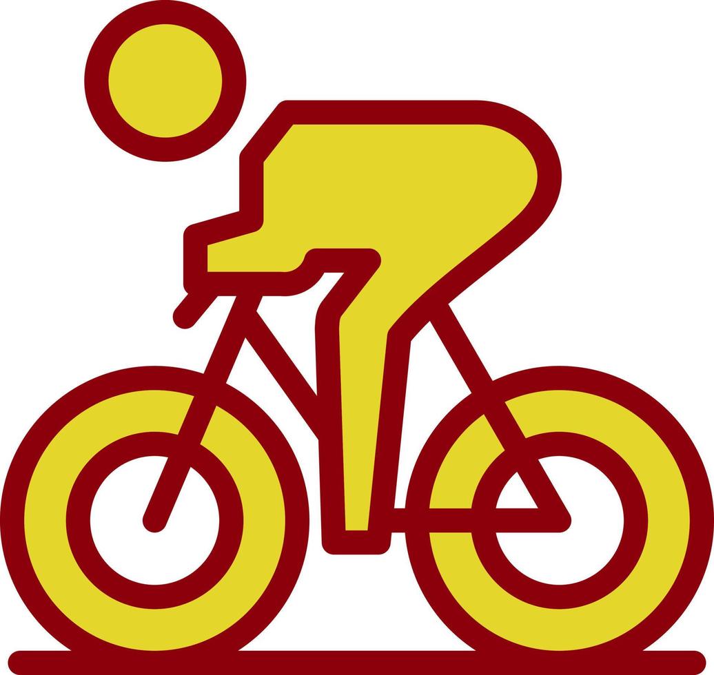 cykling vektor ikon design