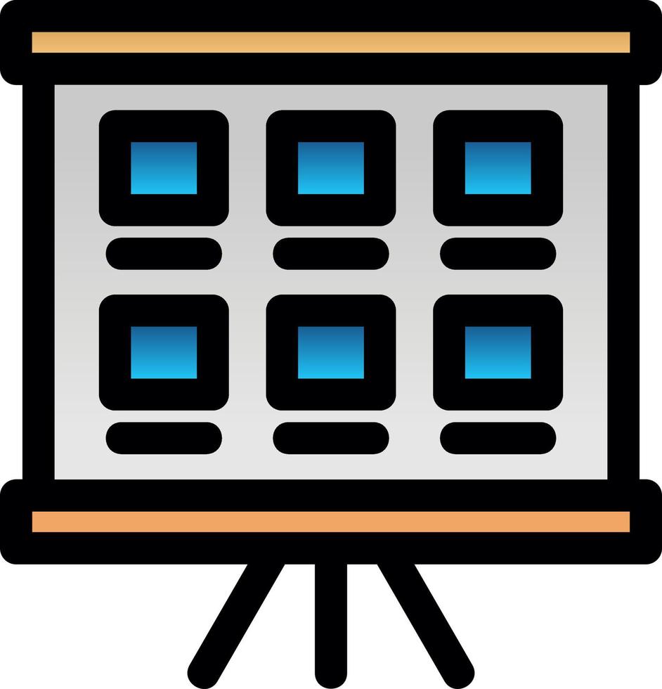 storyboard vektor ikon design