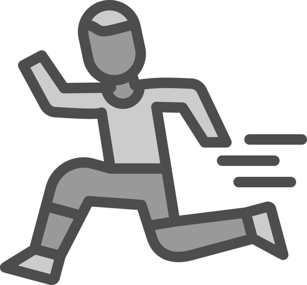 Leichtathletik-Vektor-Icon-Design vektor