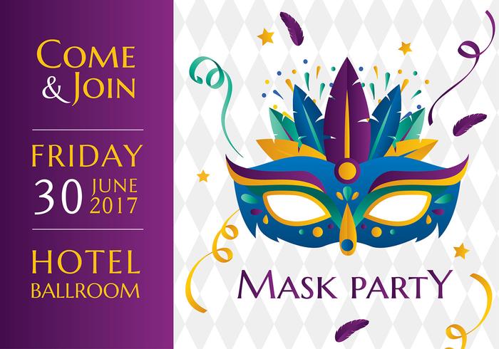 Mask Party Mall Gratis Vector