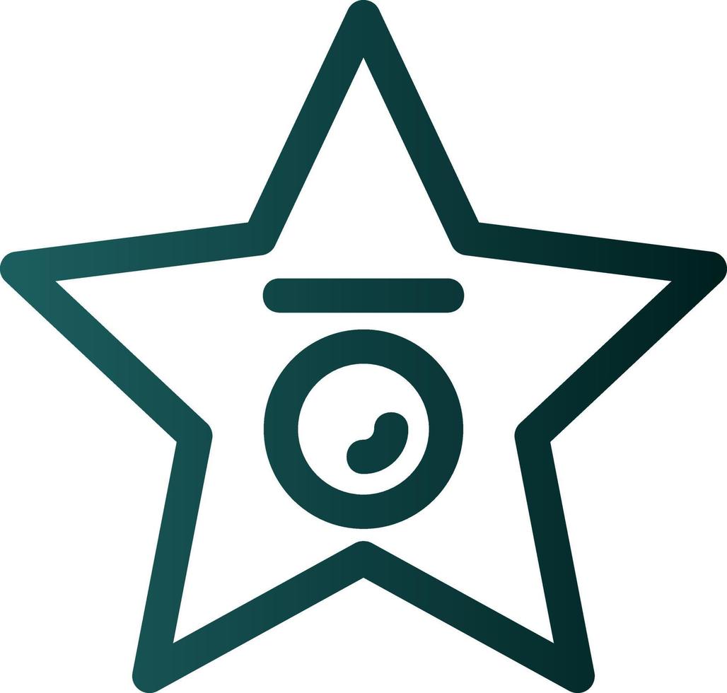 Walk of Fame-Vektor-Icon-Design vektor