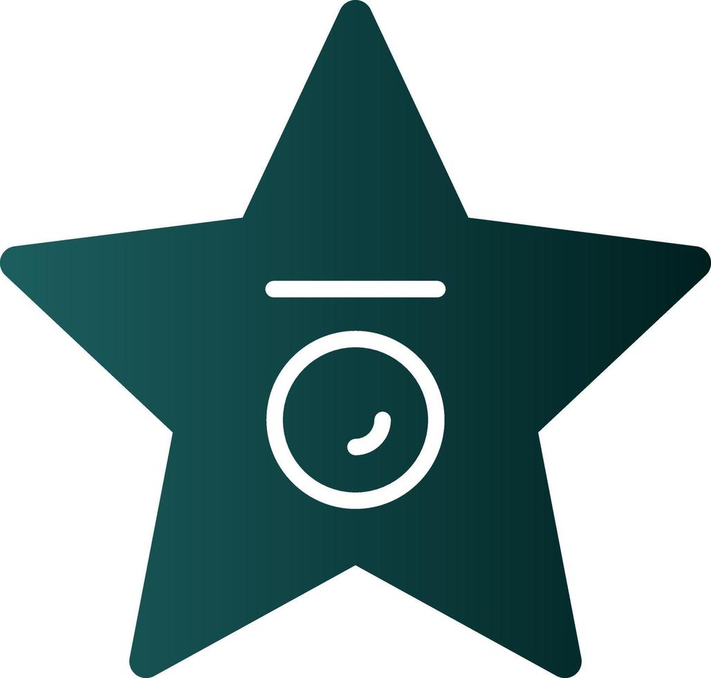 Walk of Fame-Vektor-Icon-Design vektor