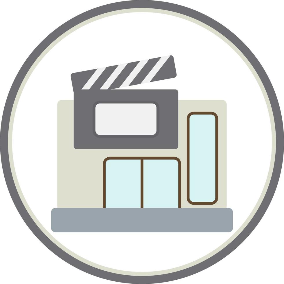 Filmstudio-Vektor-Icon-Design vektor