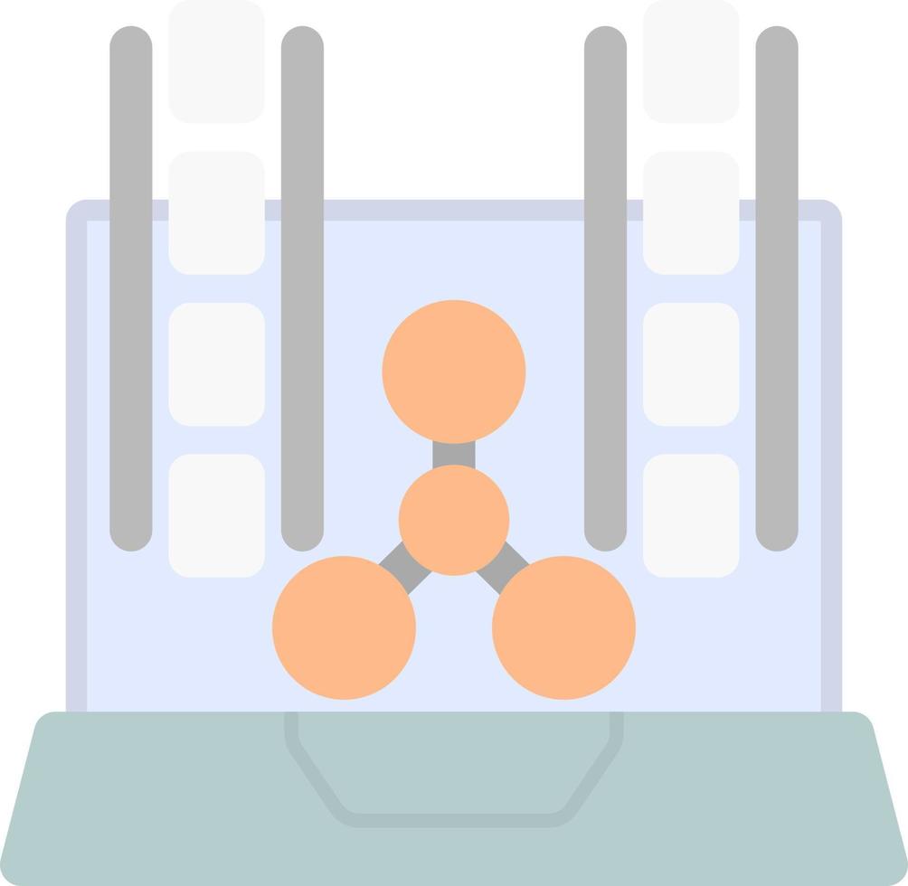 Design des Vektorsymbols für die Filmverteilung vektor