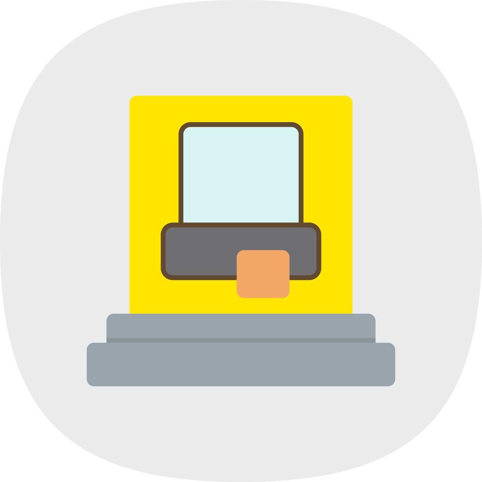 Ticket Office-Vektor-Icon-Design vektor