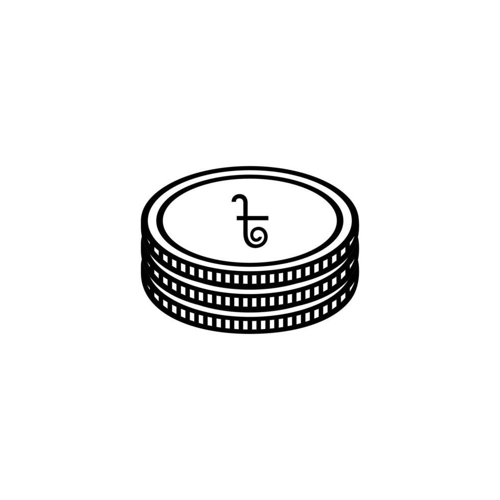 bangladeschisches Währungssymbol, bangladeschischer Taka, bdt-Zeichen. Vektor-Illustration vektor