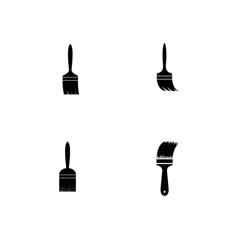 borsta verktyg logotyp vektor