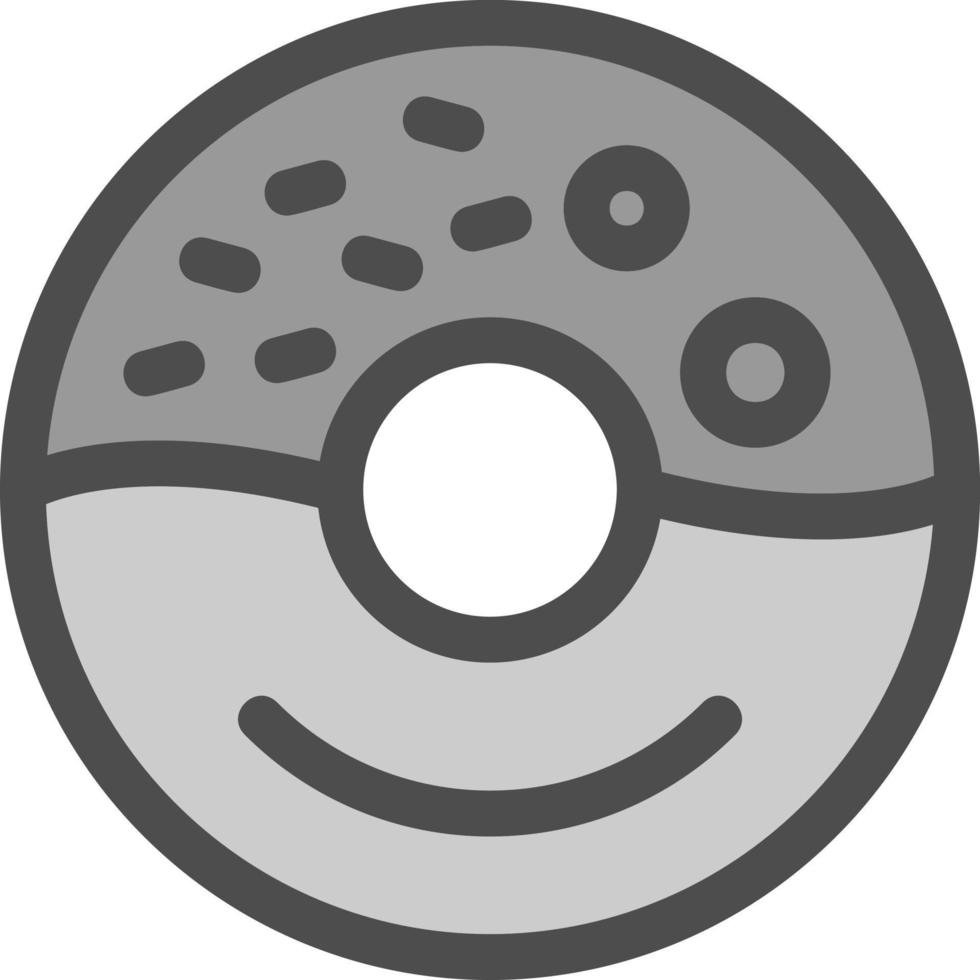 Donut-Vektor-Icon-Design vektor