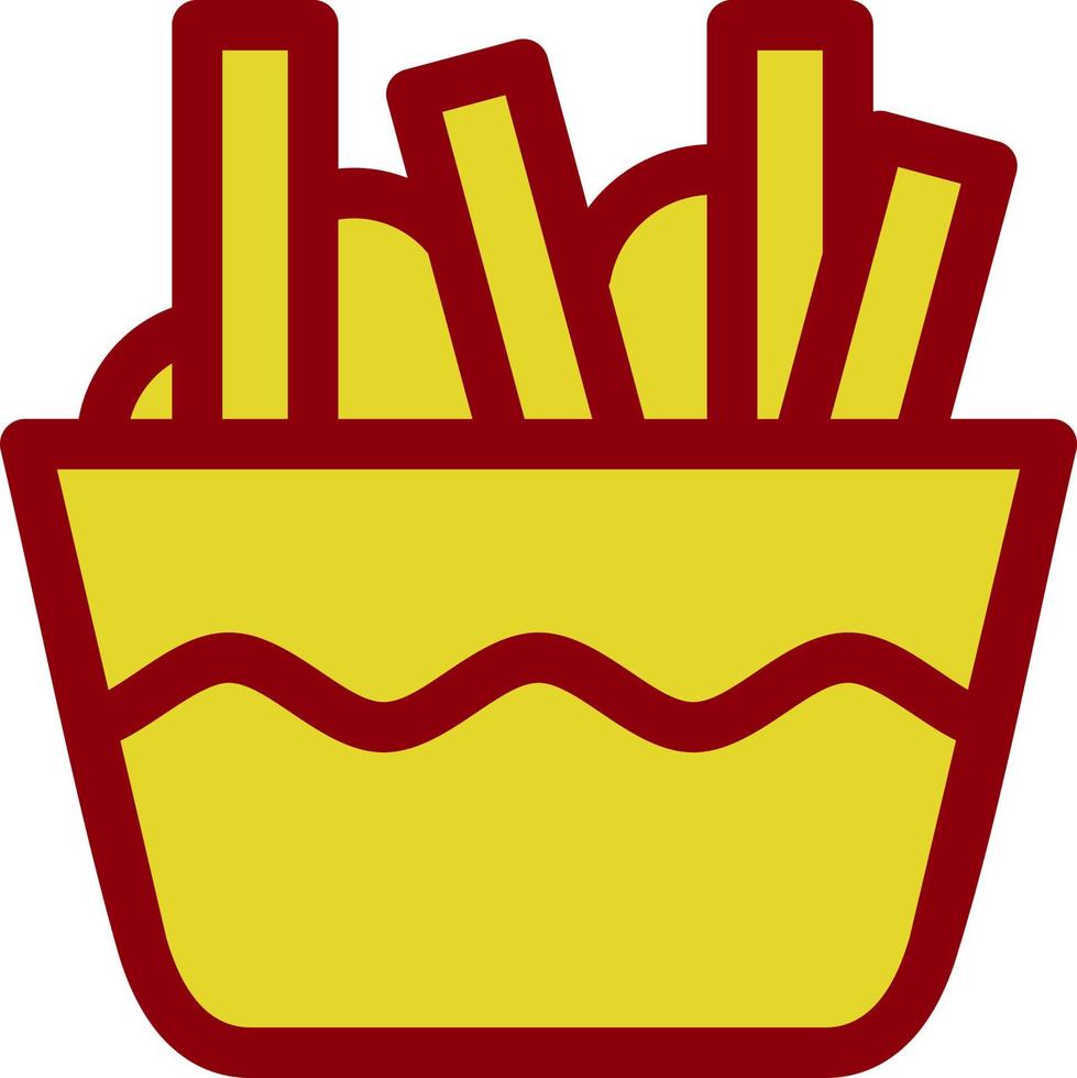 Poutine-Vektor-Icon-Design vektor