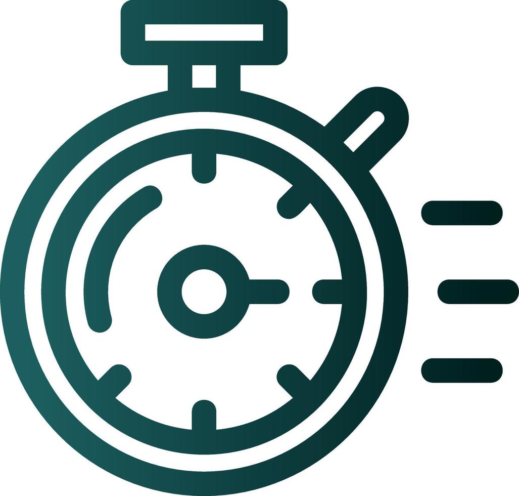 Chronometer-Vektor-Icon-Design vektor