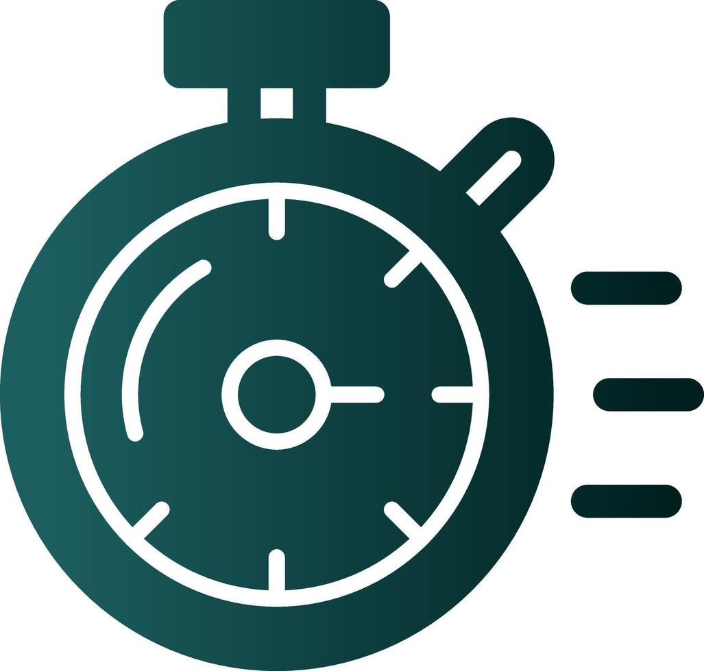 Chronometer-Vektor-Icon-Design vektor