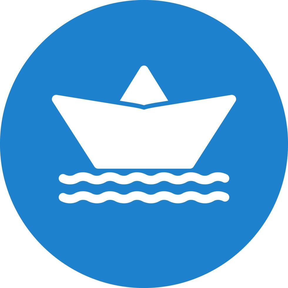 Papierboot-Symbol vektor