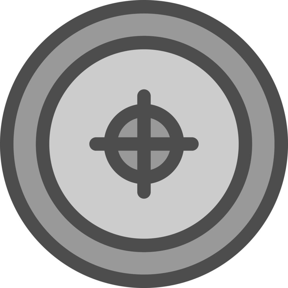 Schießlinie Vektor-Icon-Design vektor