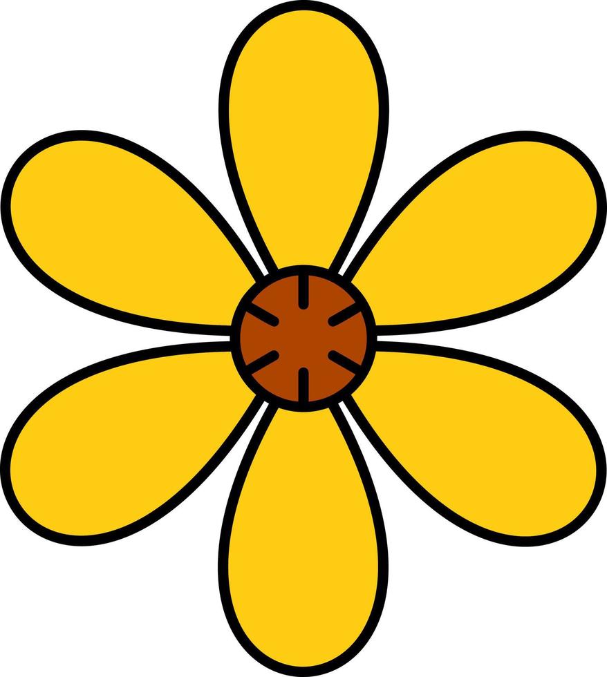 Minze-Ringelblumen-Symbol vektor