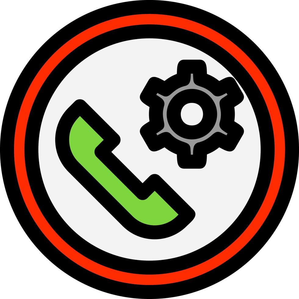 technisches Support-Vektor-Icon-Design vektor