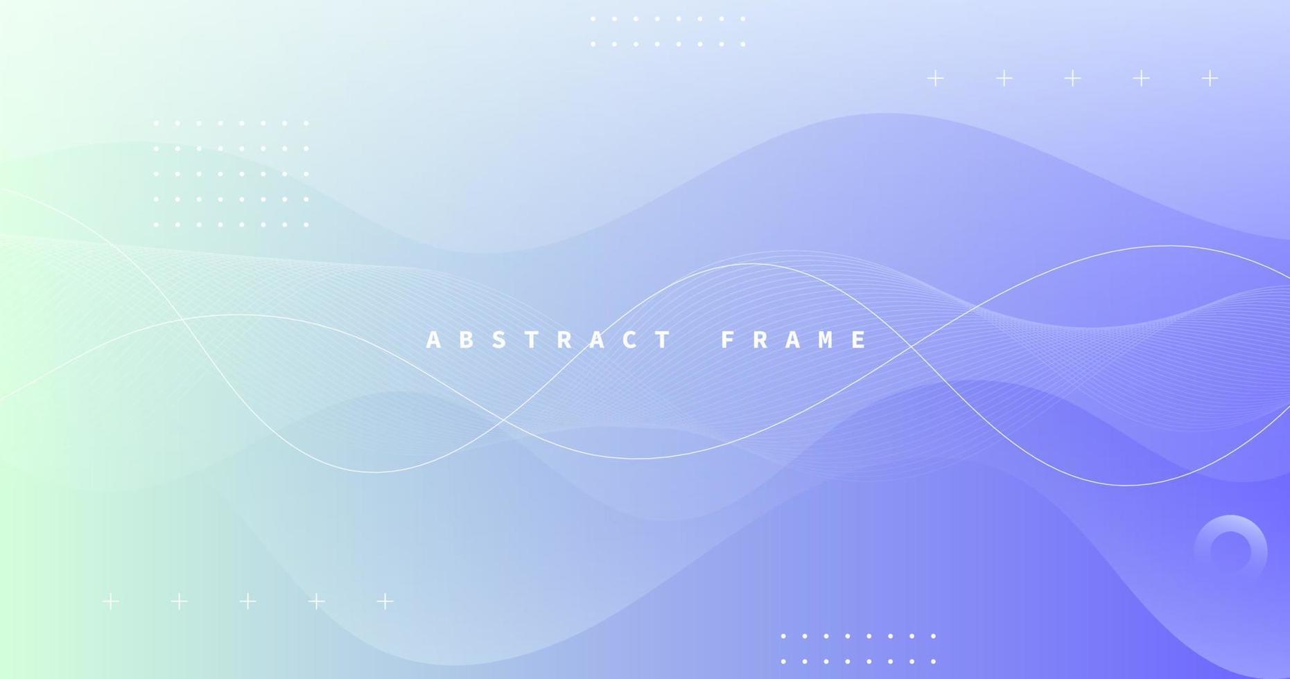 abstrakter Rahmenhintergrund, Abstufung, Welleneffekt, Linienmischungsdesign vektor