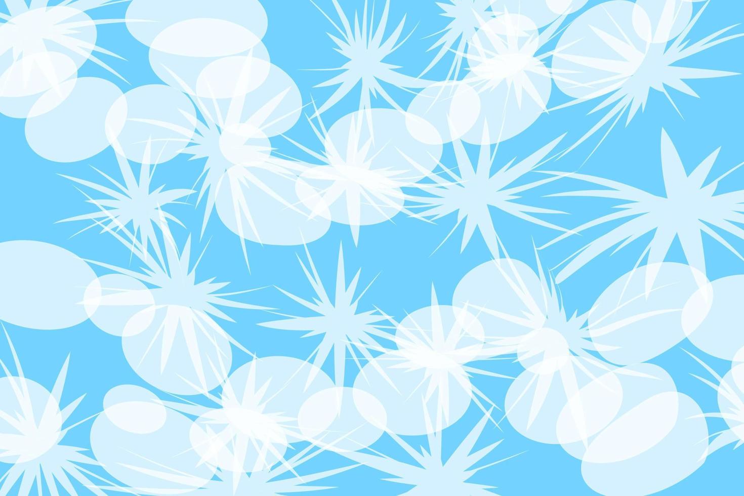 universeller blauer Hintergrund mit Schneebällen. konzept von weihnachten und neujahr. Vektorbild vektor