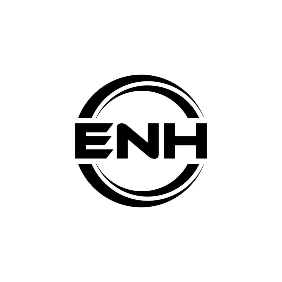 enh brev logotyp design i illustration. vektor logotyp, kalligrafi mönster för logotyp, affisch, inbjudan, etc.