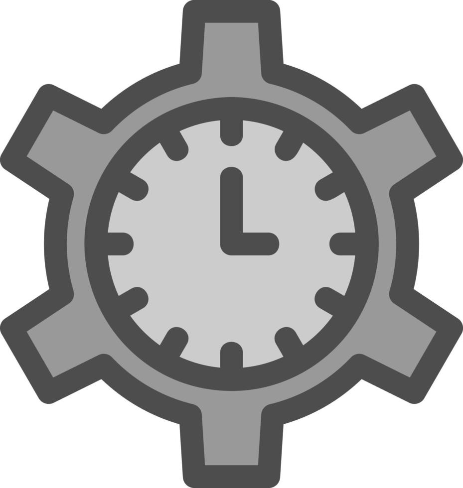 Zeitmanagement-Vektor-Icon-Design vektor