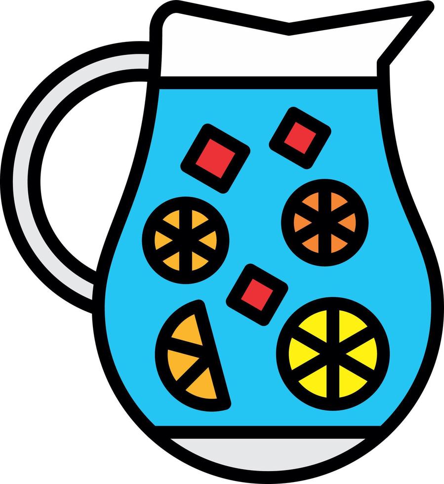 Limonade-Krug-Vektor-Icon-Design vektor