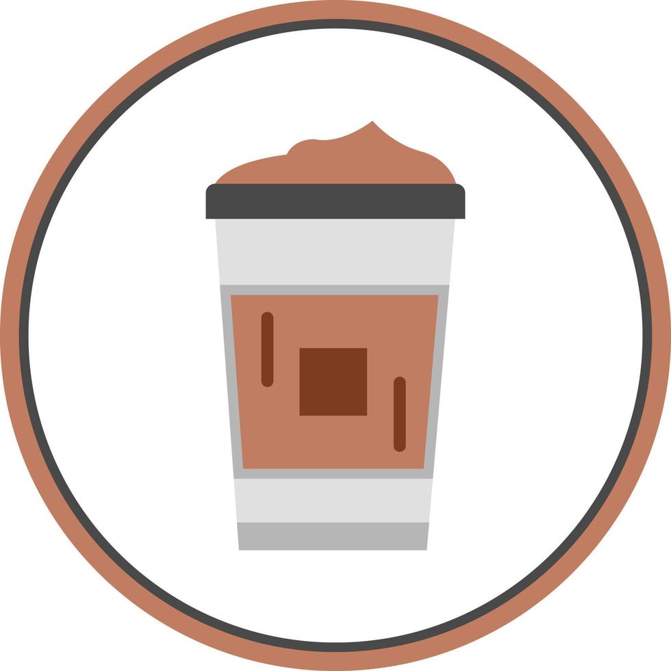 Cappuccino-Vektor-Icon-Design vektor