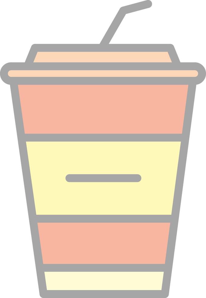 Milchshake-Vektor-Icon-Design vektor