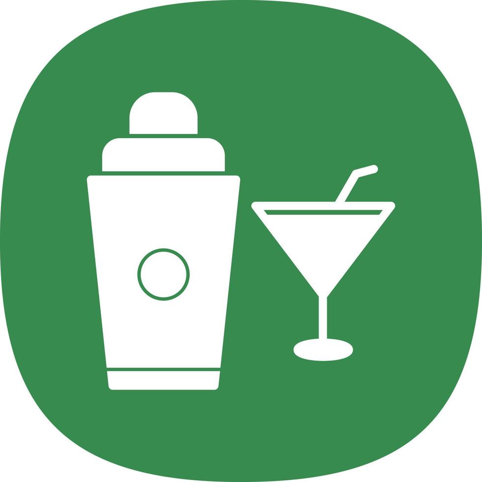 Cocktail-Shaker-Vektor-Icon-Design vektor