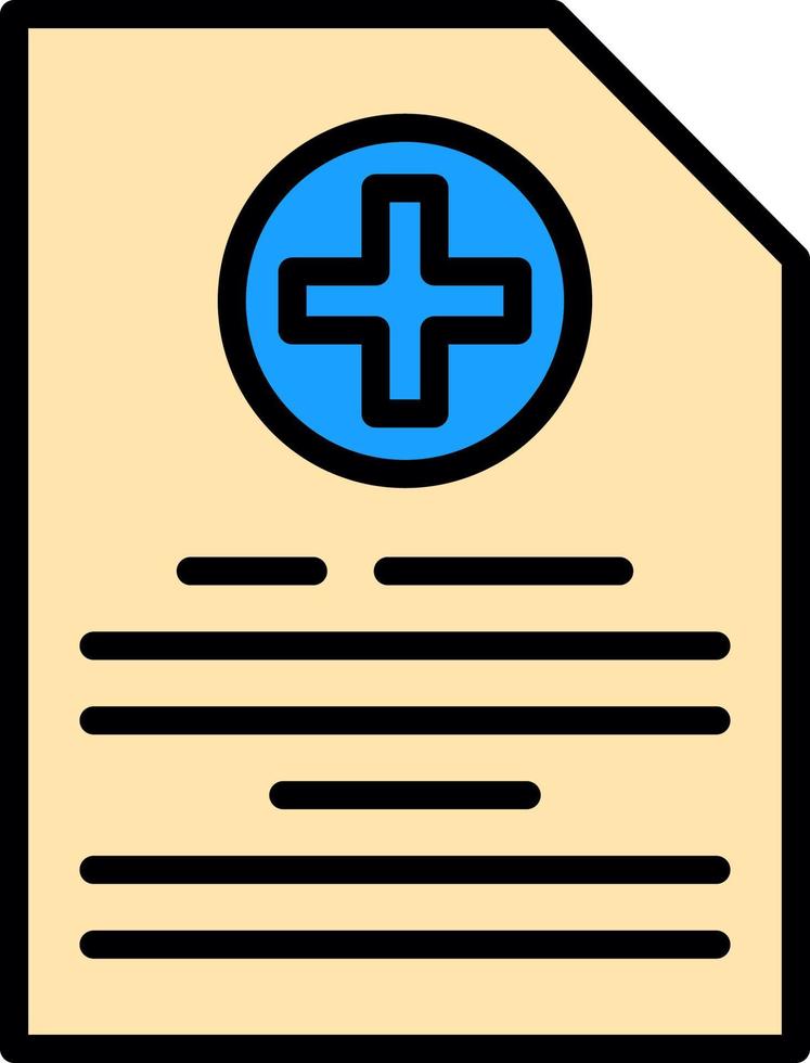 medicinsk fil vektor ikon design
